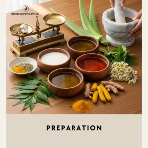 step 1 Preparation Herbal Soap Manufacturing Process