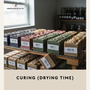 step 6 Curing (Drying Time) Herbal Soap Manufacturing Process