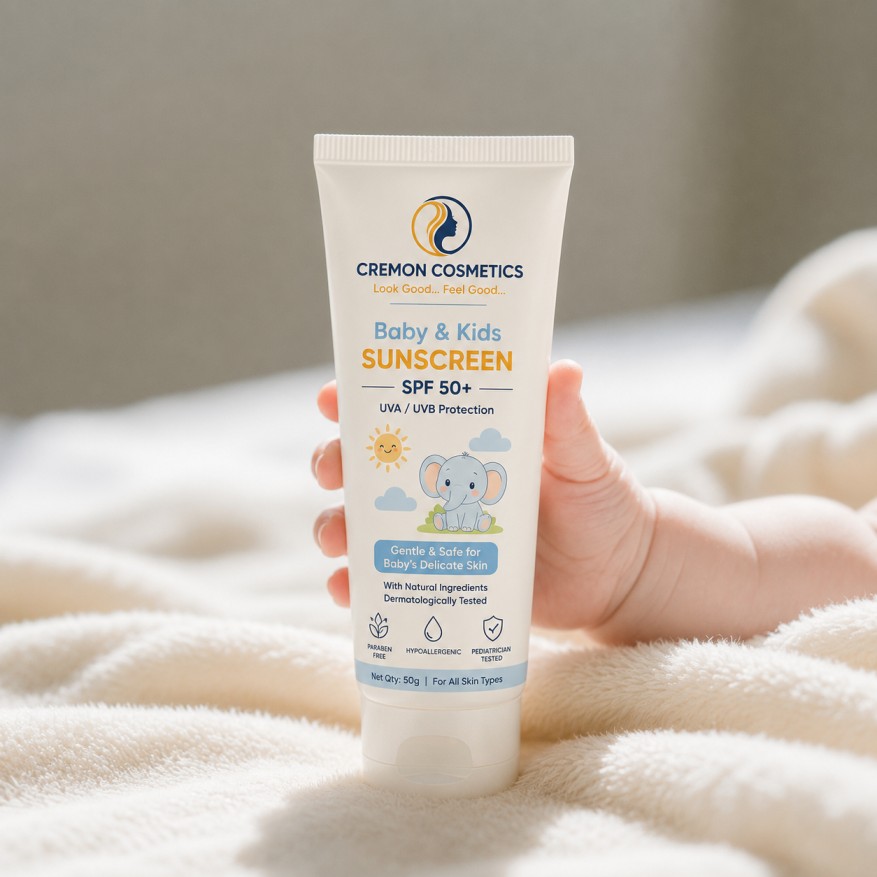 Baby & Kids Sunscreen Manufacturer in India