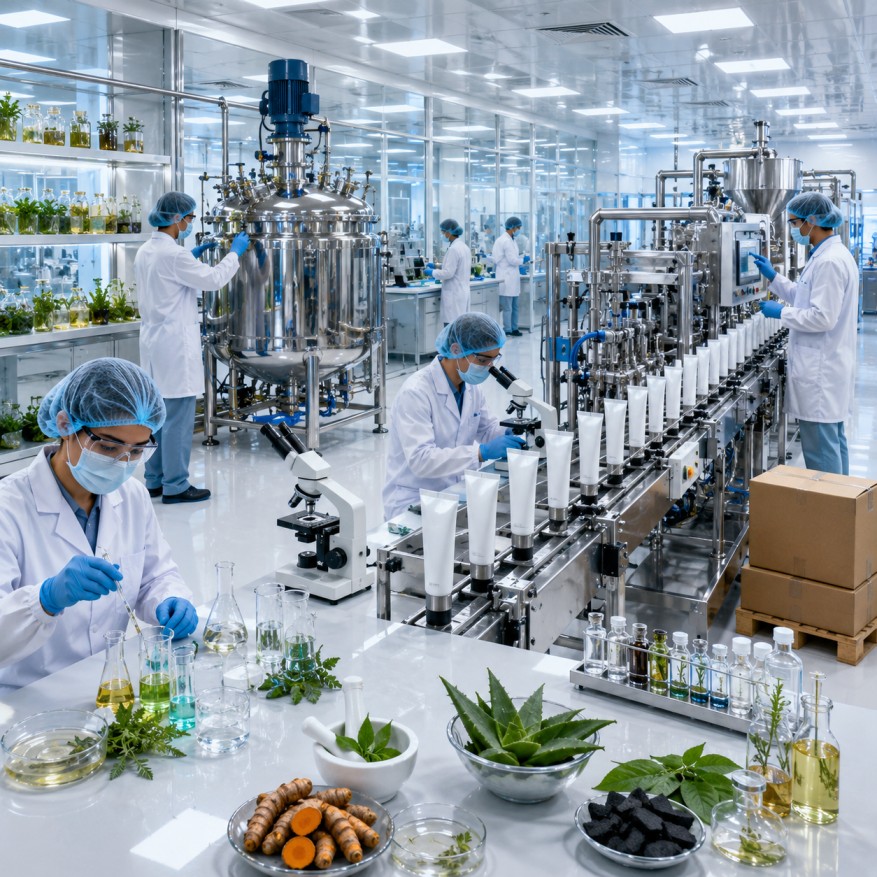 Face Wash Manufacturing Infrastructure & R&D Capabilities