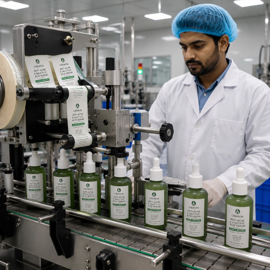 Private Label Skin Serum Manufacturer in India